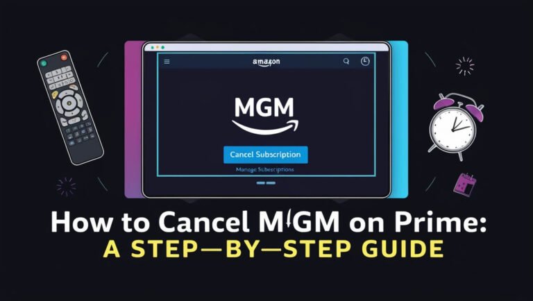 How to Cancel MGM on Prime