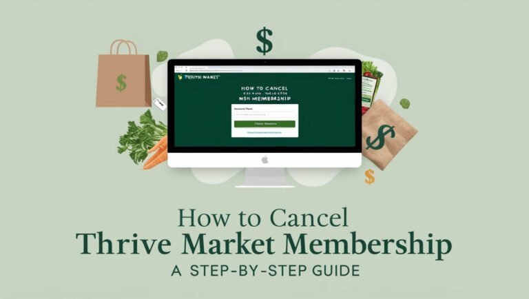 How to Cancel Thrive Market Membership