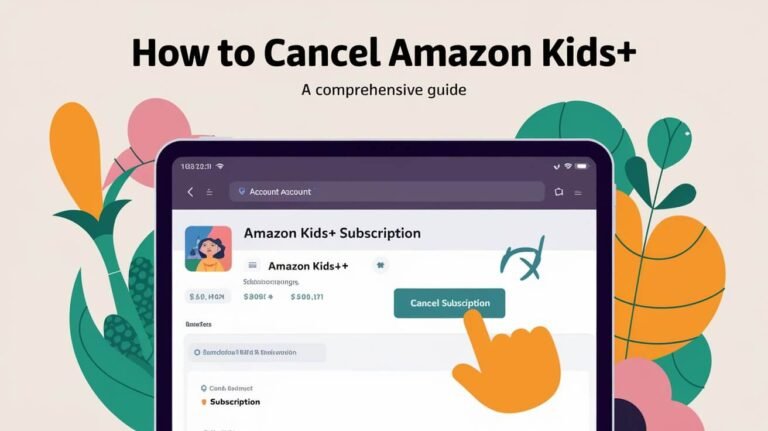 How to Cancel Amazon Kids+