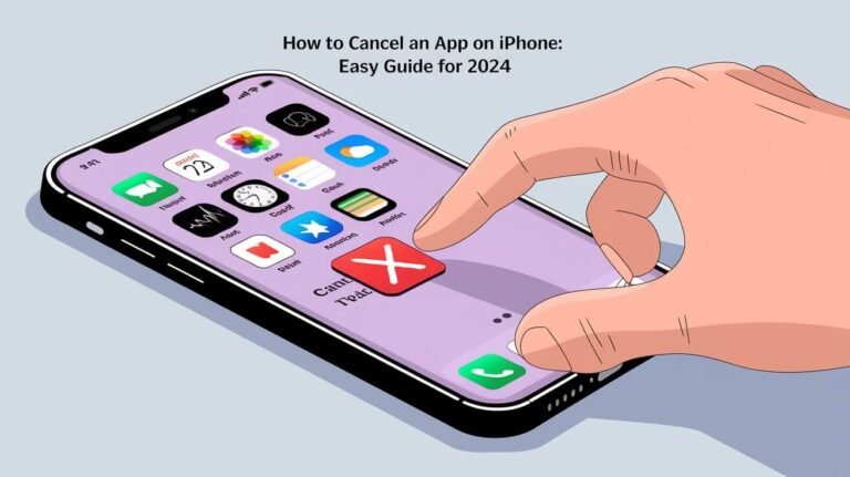 How to Cancel an App