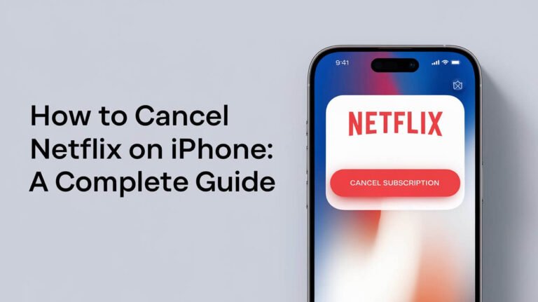 How to Cancel Netflix on iPhone