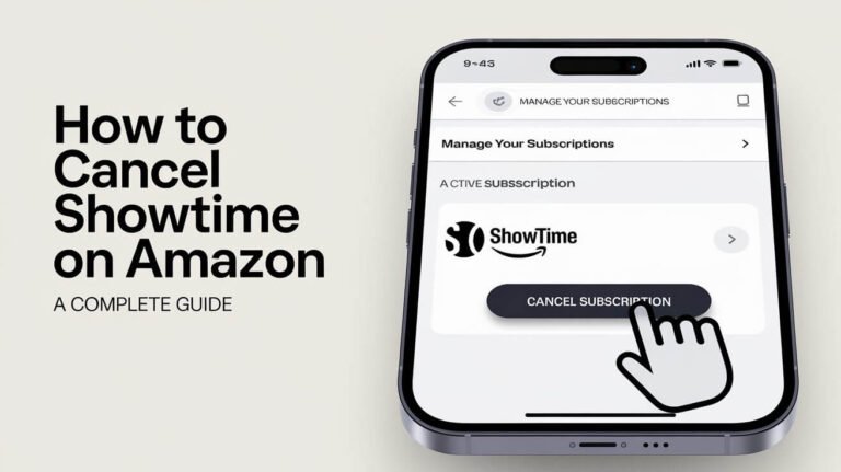 How to Cancel Showtime on Amazon