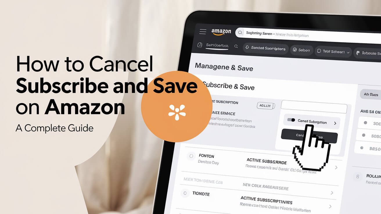 How to Cancel Subscribe and Save on Amazon