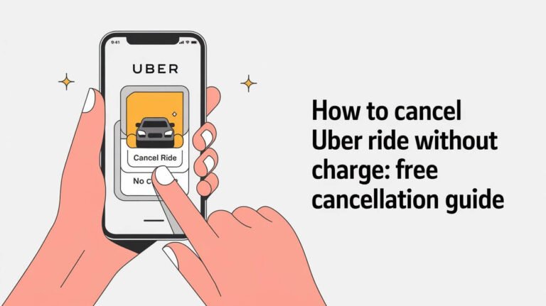 How to Cancel Uber Ride Without Charge