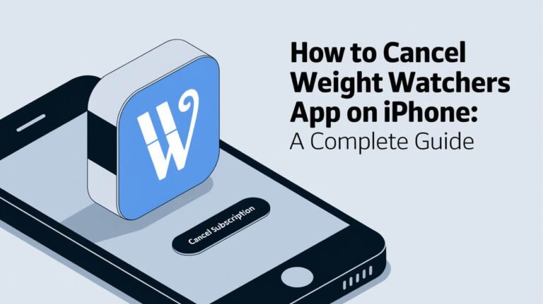 How to Cancel Weight Watchers App on iPhone